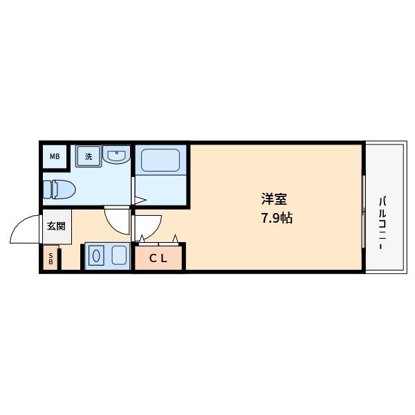 セルジュＹＳ東園田（403） 間取り図画像