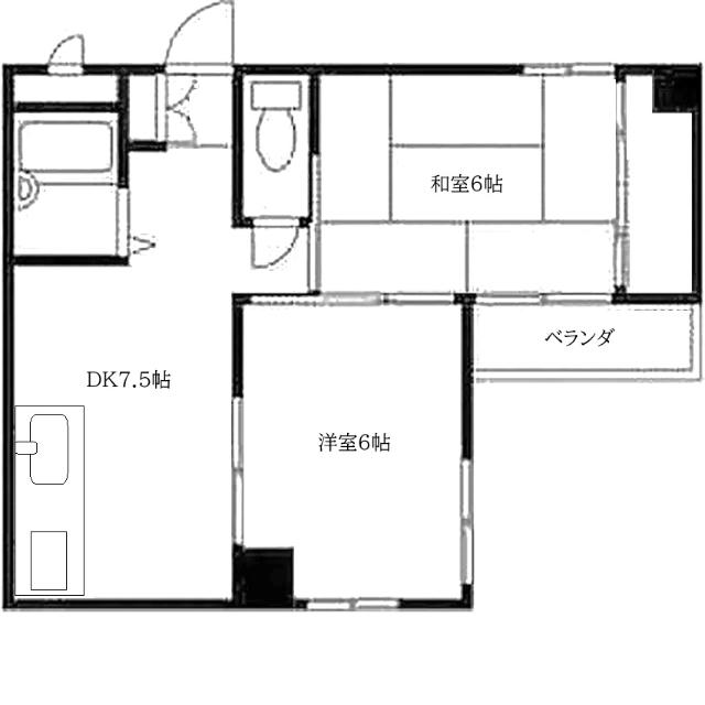 サンパレス21新明（403） 間取り図画像