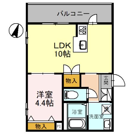 LOOP RESIDENCE（301） 間取り図画像