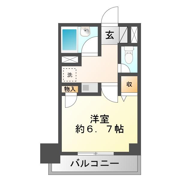 エスティライフ武庫之荘（603） 間取り図画像