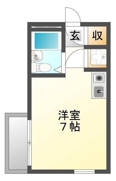 ダイドーメゾン塚口Ⅵ（205） 間取り図画像
