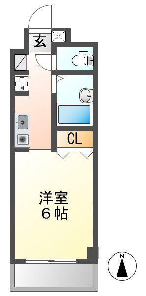 立花アスペンハウス（906） 間取り図画像