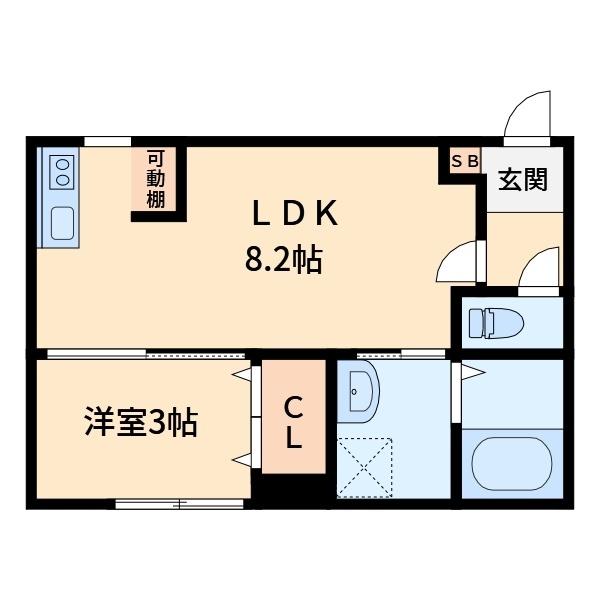 LEGGERO武庫川（103） 間取り図画像