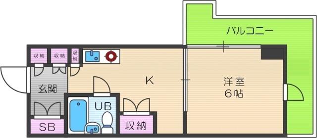 LakiaApartment武庫之荘（105） 間取り図画像
