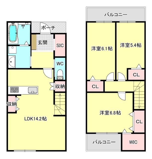 AG REGA東園田（104） 間取り図画像