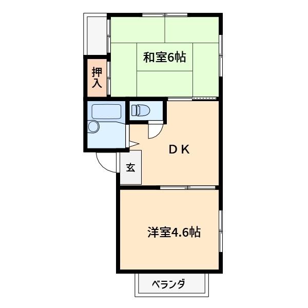 メゾンA．Y（301） 間取り図画像