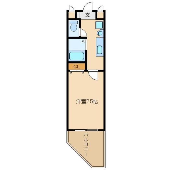 ＣＯＺＹセイケン参番館（402） 間取り図画像