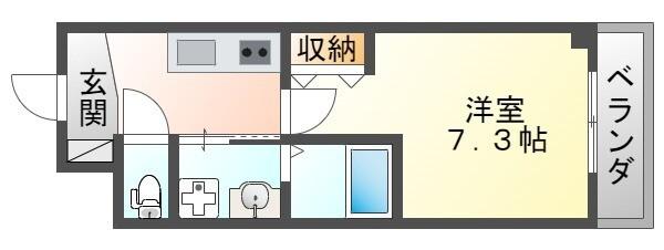 ジェンシア塚口（105） 間取り図画像