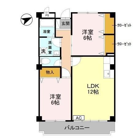 フリーダム中村（212） 間取り図画像