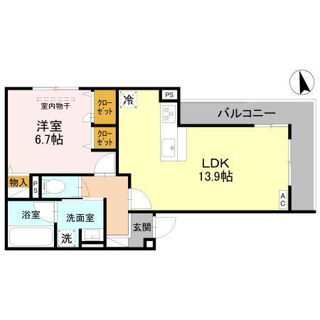 Remplir(ランプリール)（203） 間取り図画像