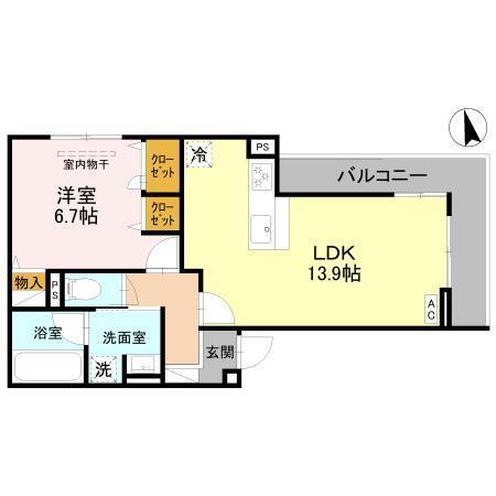 Remplir(ランプリール)（303） 間取り図画像