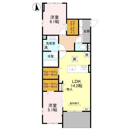 TN-STORIA昭和園（102） 間取り図画像