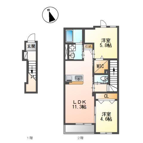 エトワールシャトーⅡ 間取り図画像