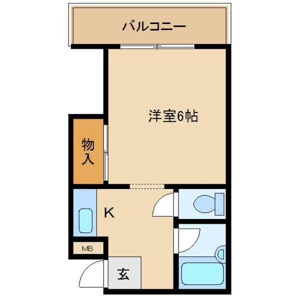 プチメゾン池田（202） 間取り図画像