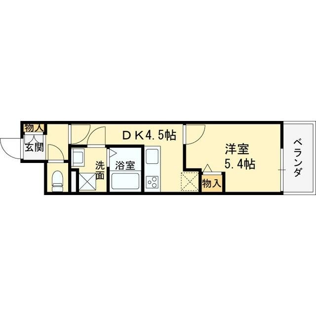 クレアール塚口Ⅱ（103） 間取り図画像