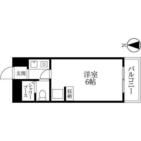 アメニティ塚口（103） 間取り図画像