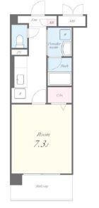 アクシス（206） 間取り図画像