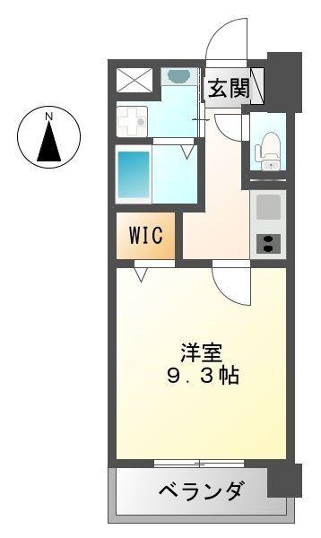 グランリール（203） 間取り図画像