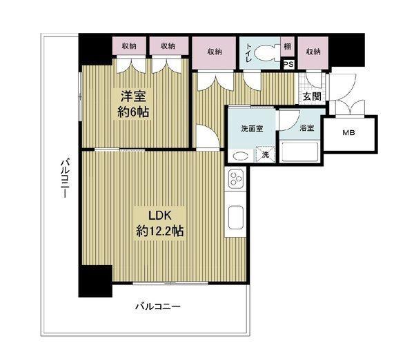 ベルファース尼崎（406） 間取り図画像