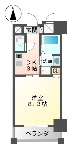 アーデン塚口（605） 間取り図画像