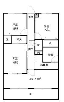 トレビアン華（402） 間取り図画像