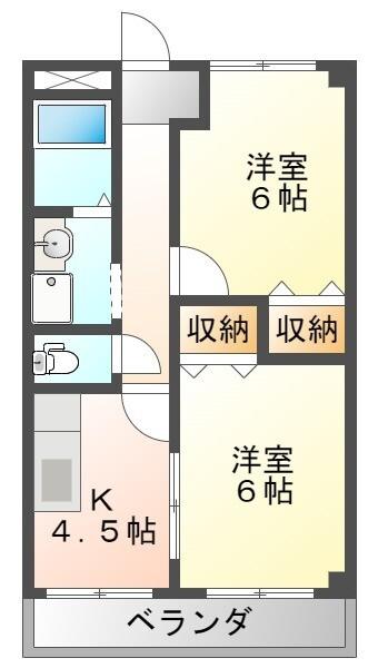 パステロ（303） 間取り図画像