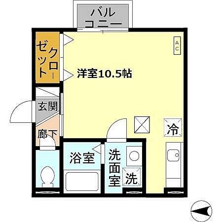 エスポワール（101） 間取り図画像
