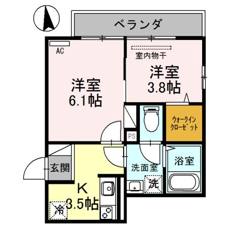 レ・セーナ甲東園（301） 間取り図画像
