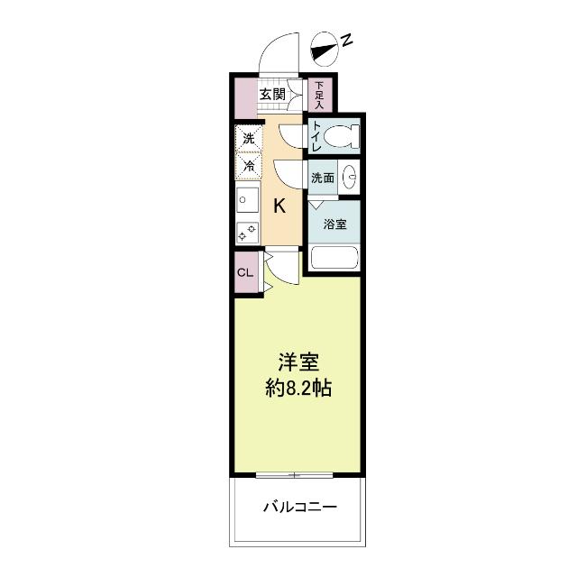 パークフラッツ尼崎（1003） 間取り図画像