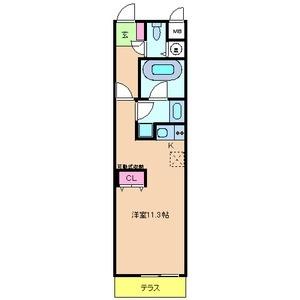聚楽荘立花（106） 間取り図画像
