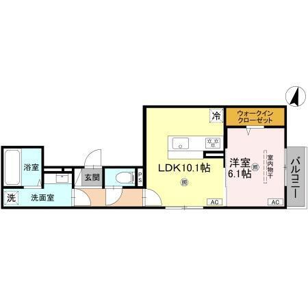 Meteor Grand（202） 間取り図画像