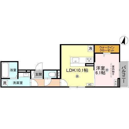 Meteor Grand（302） 間取り図画像
