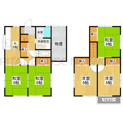  間取り図写真