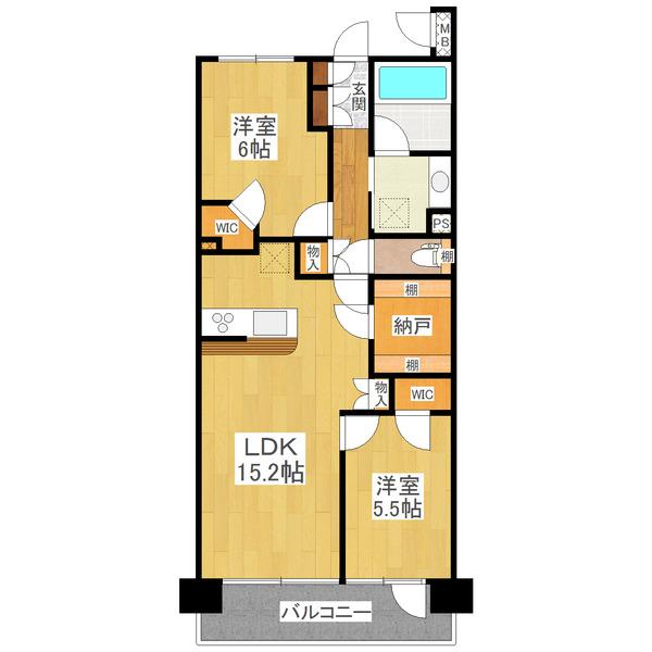 センチュリー宇都宮弐番館（1006） 間取り図画像