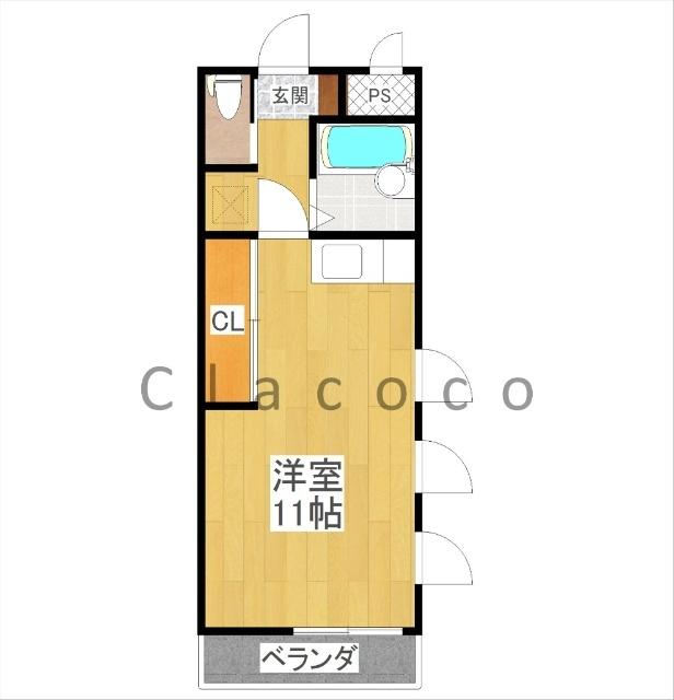 使いやすい1Rです