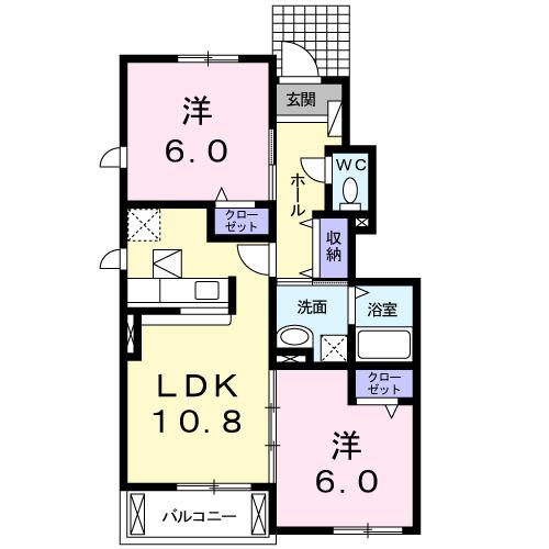 アスカ　Ｆ（105） 間取り図画像
