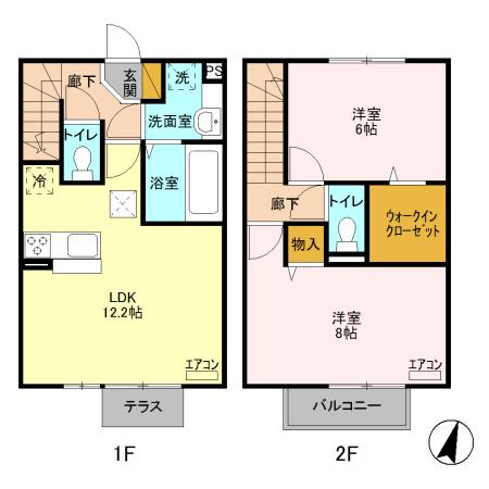 グラード（102） 間取り図画像
