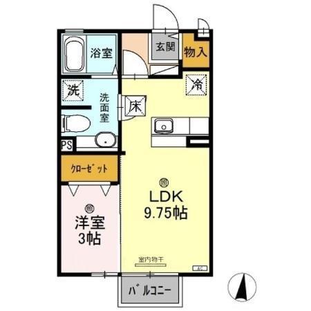 モナリエ御幸本町（103） 間取り図画像
