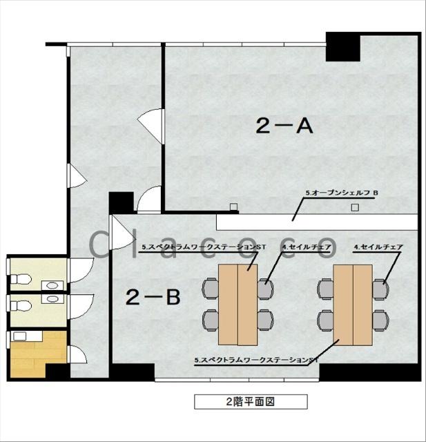 ※間取り図中、2-B部分となります