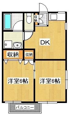 ※本間取りは201号室（102・202号室は、反転タイプ）