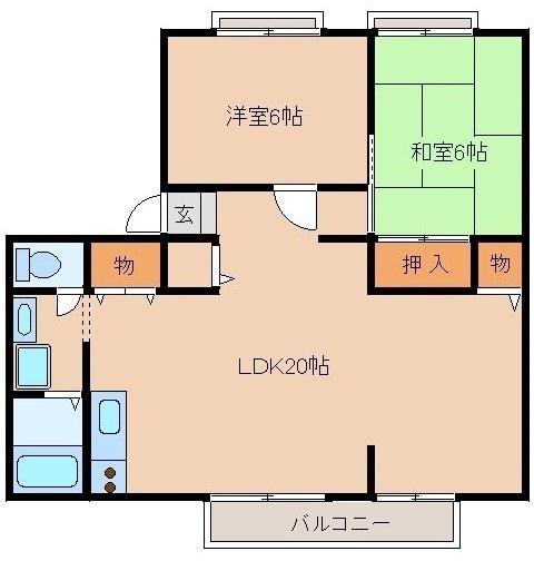 サンライフＩ（203） 間取り図画像