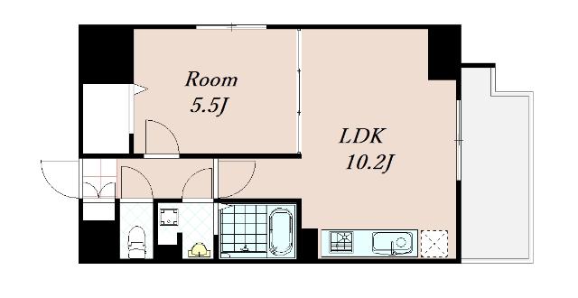ノーブルスクエア新町 間取り図画像