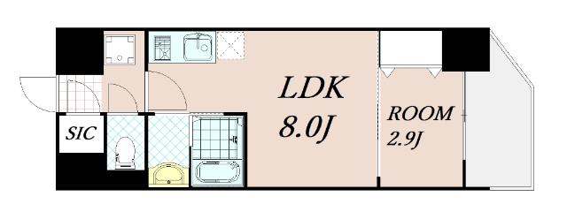 プライムアーバン南森町 間取り図画像