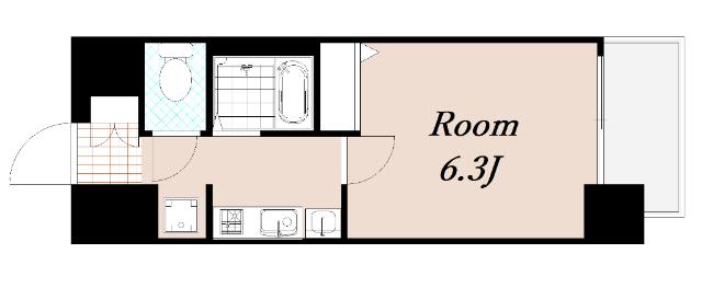 エステムコート新大阪Ⅶステーションプレミアム 間取り図画像
