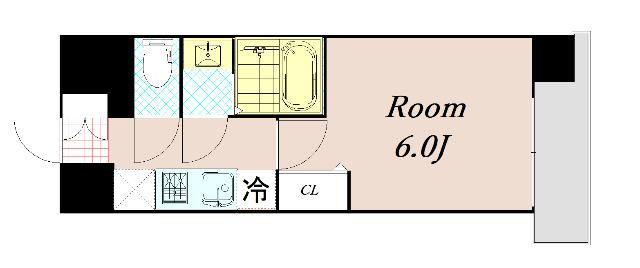 プレリス阿波座Bloom 間取り図画像