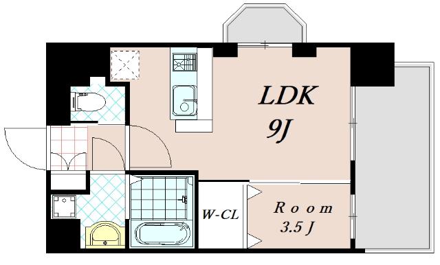 Luxe東三国＋ 間取り図画像