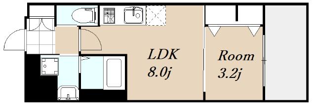 スプランディッド中之島DUE 間取り図画像
