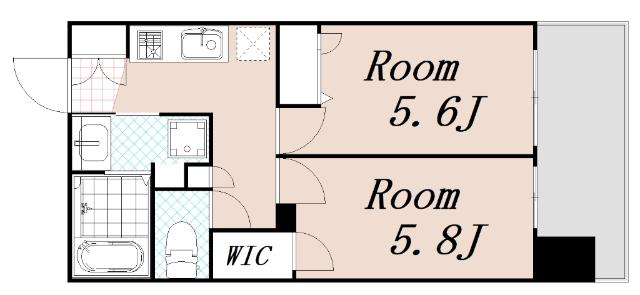 エステムプラザ福島ジェネル 間取り図画像