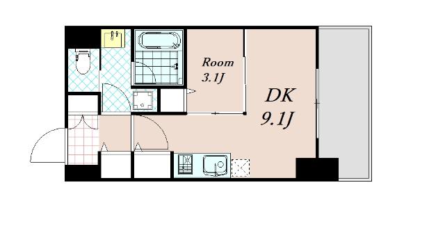 小西マンション 間取り図画像