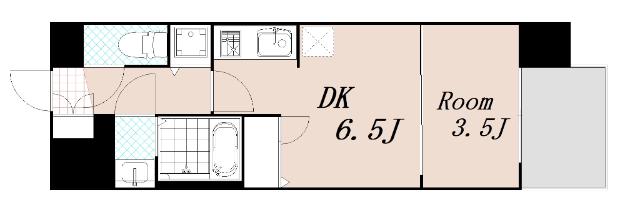スワンズシティ新大阪プライム 間取り図画像